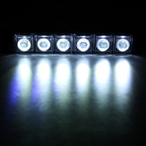 Haute puissance 6 LED drl 12 / 24v 6w journée consécutive lumière universelle